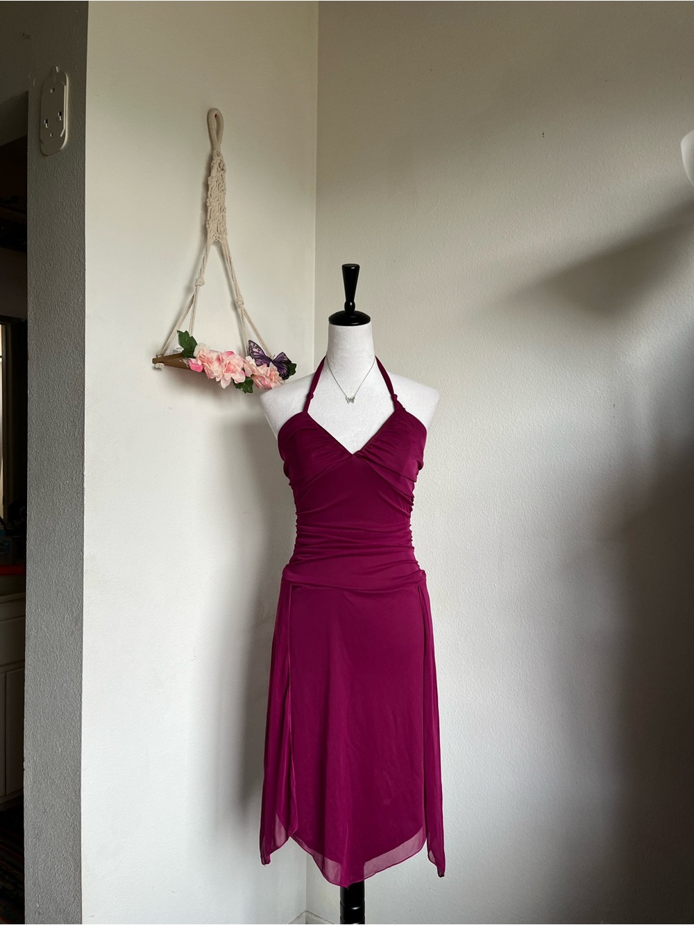 Y2K Halter Neck Dress size L